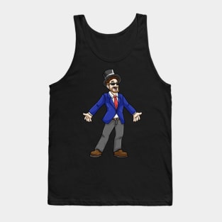 Cool groom with jacket - bachelor party Tank Top